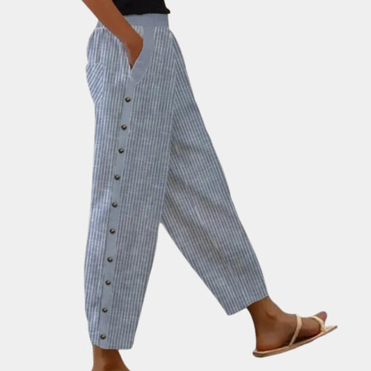 Stylish Chic Striped Women's Trousers