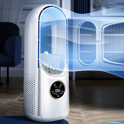 Blade-Free Silent Portable Air Conditioner for Home and Office