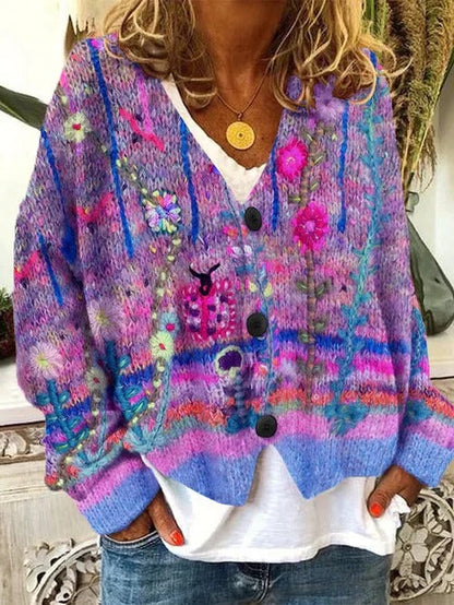 Retro Cardigan For Women