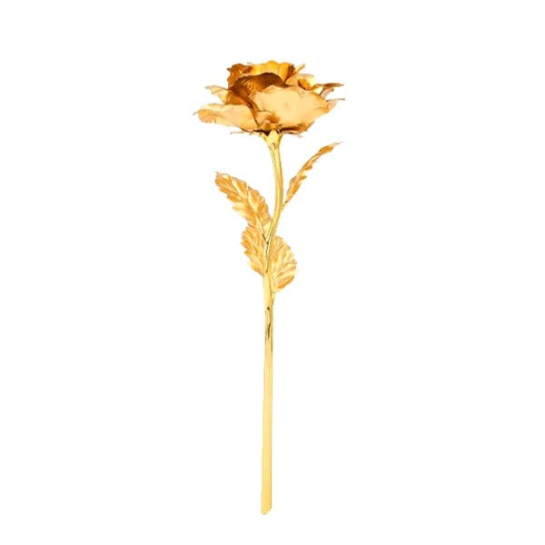 24K Gold Dipped Real Rose with Gift Box