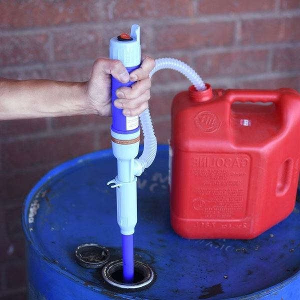 Electric Liquid Transfer Pump & Siphon - Electric Hand Pump, Battery Powered Siphon Pump for Gas, Fuel, Diesel, Water