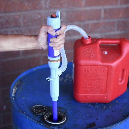 Electric Liquid Transfer Pump & Siphon - Electric Hand Pump, Battery Powered Siphon Pump for Gas, Fuel, Diesel, Water