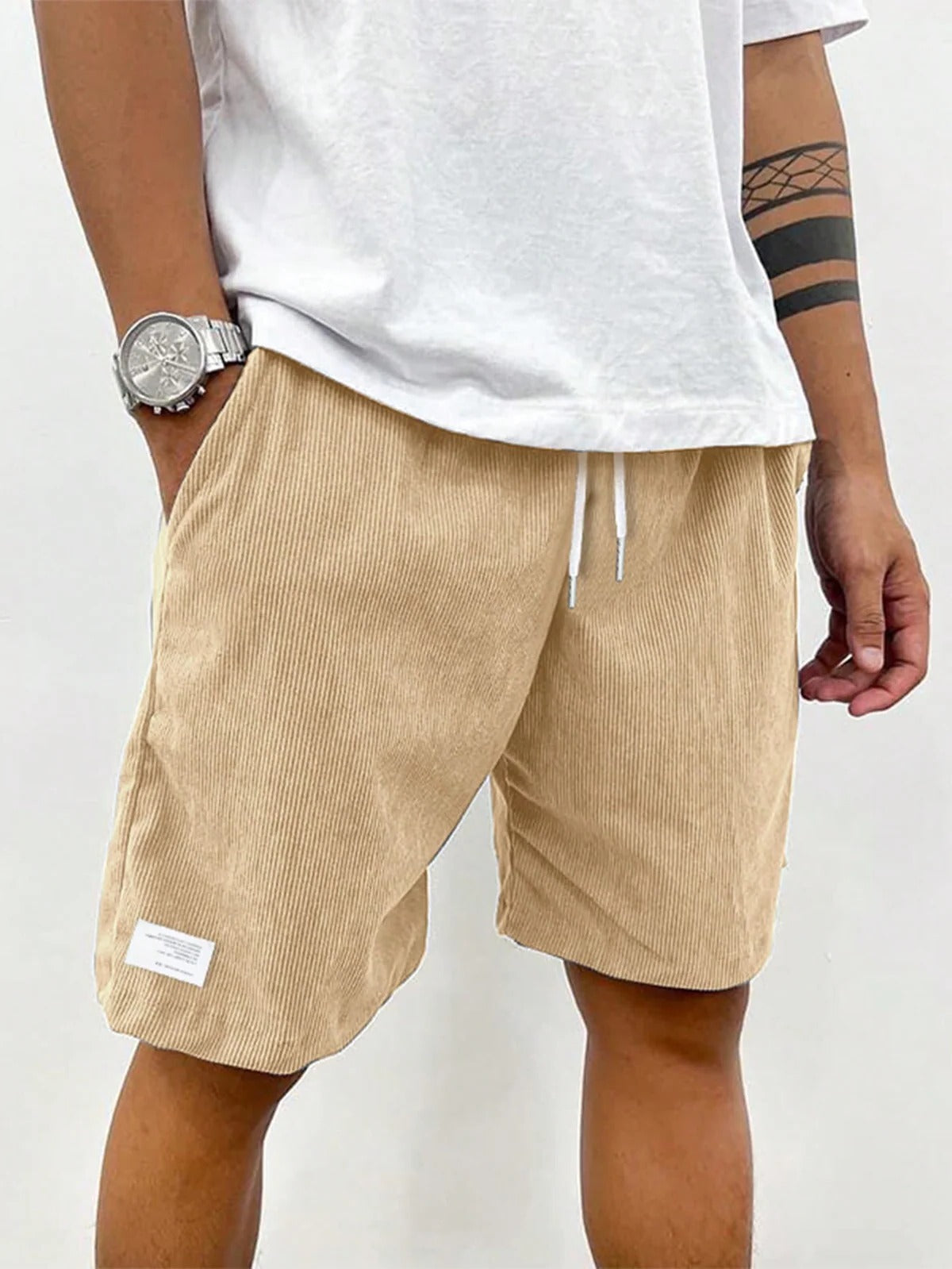 Men's Corduroy Leisure Shorts