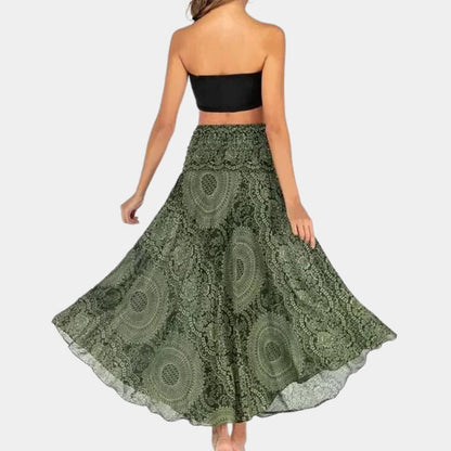 Bohemian Maxi Skirt For Women
