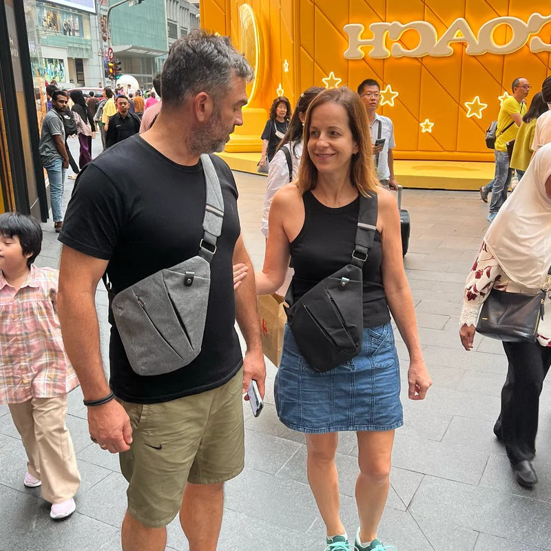 Unisex Anti-Theft Crossbody Bag