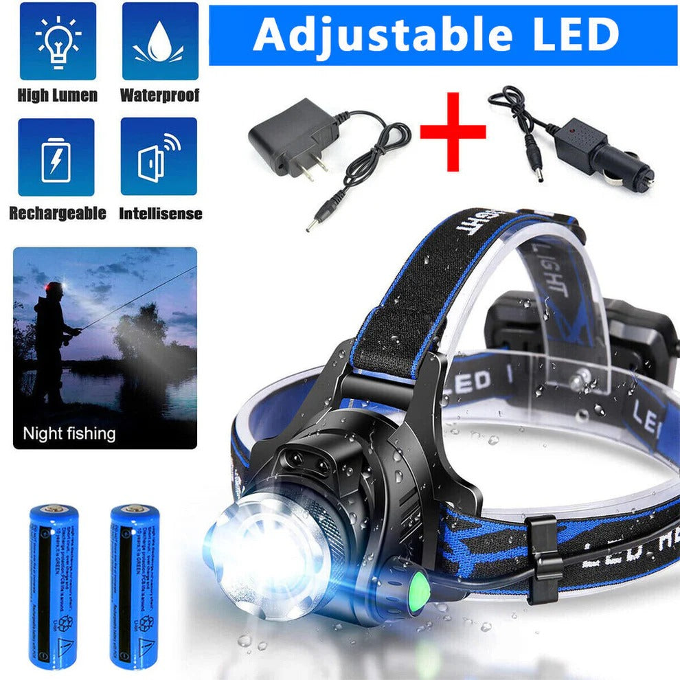 990000LM Rechargeable LED Headlamp