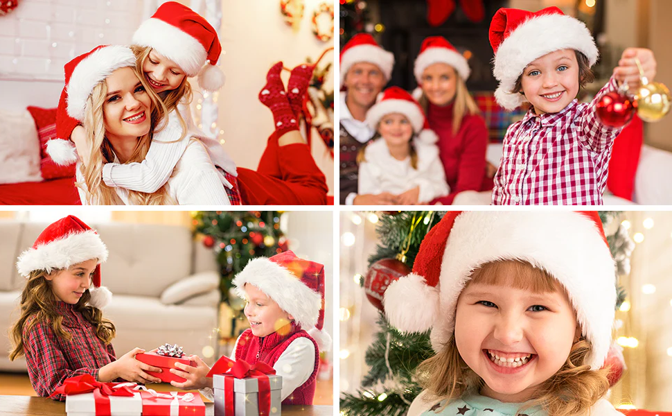 Merry Christmas LED Light Hat Santa Claus