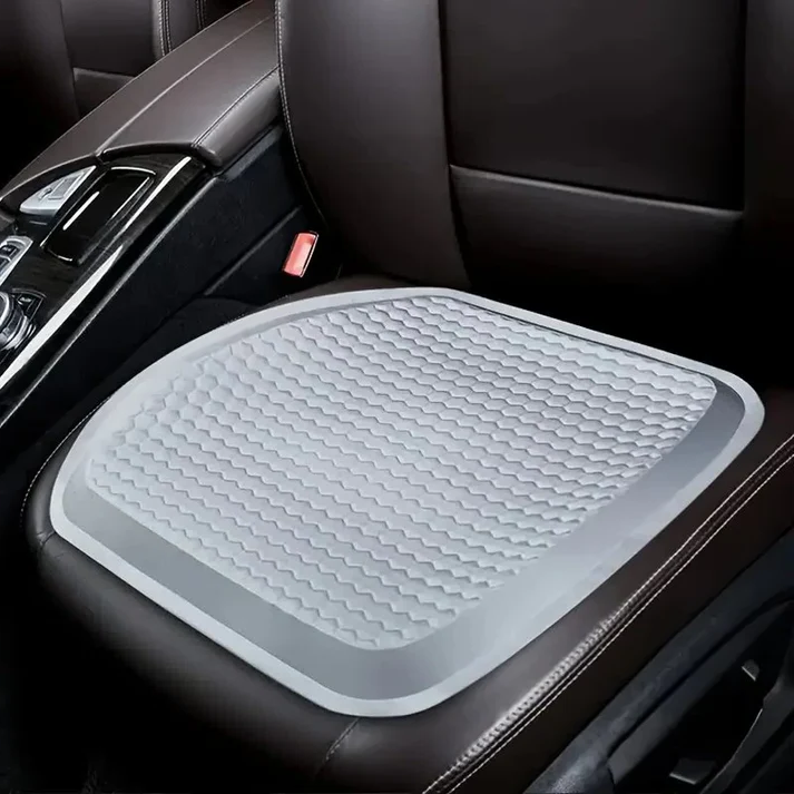 Car Seat Cushion with Breathable Cool Gel - Universal and Multifunctional, Provides Pressure Relief for Back and Tailbone Pain