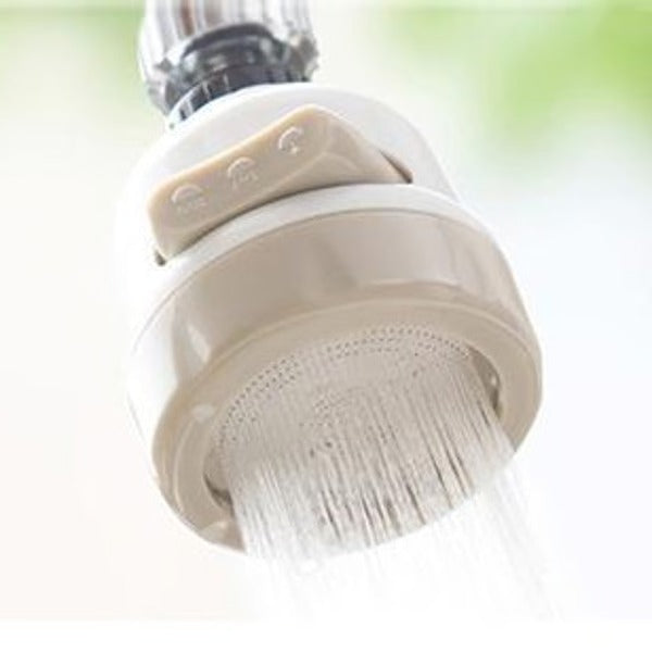 Rotating Faucet Attachment with 3 Spray Modes