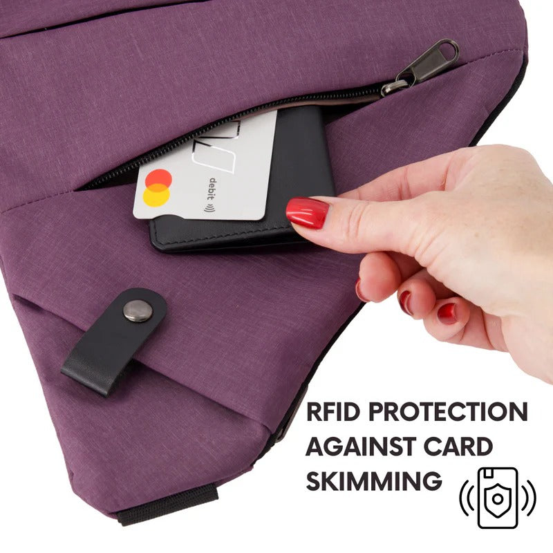 Unisex Anti-Theft Crossbody Bag