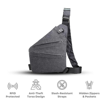 Unisex Anti-Theft Crossbody Bag