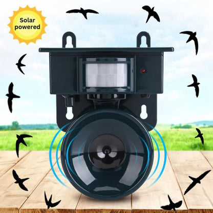 Motion Sensor Bird Deterrent for Crows: Ideal Pigeon Repeller with Sound Scarer
