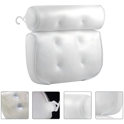 Relaxing Bath Cushion Headrest Back Pillow for Bathtub
