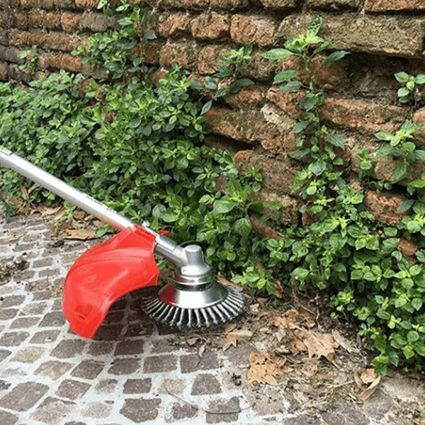 Unbreakable Wired Trimmer Blade - Round Edge Grass Trimmer with Blades for Weed Removal, Gifts for Gardeners