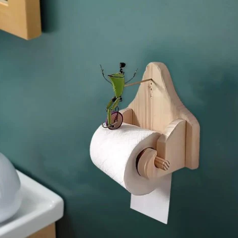 Frog Rider | Toilet Paper Holder