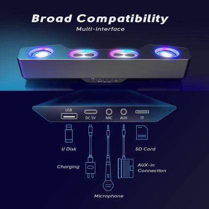 Wireless RGB Computer Speakers