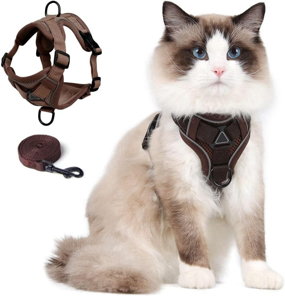 Reflective Cat Harness and Leash Set