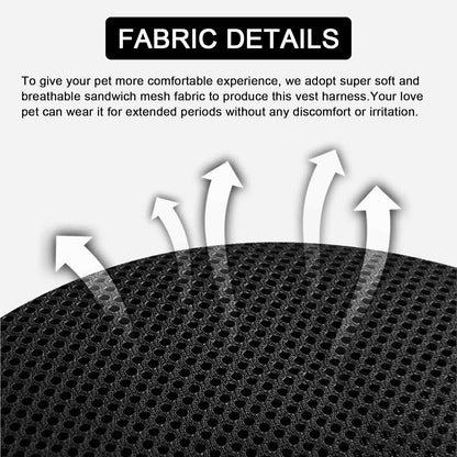 Reflective Cat Harness and Leash Set