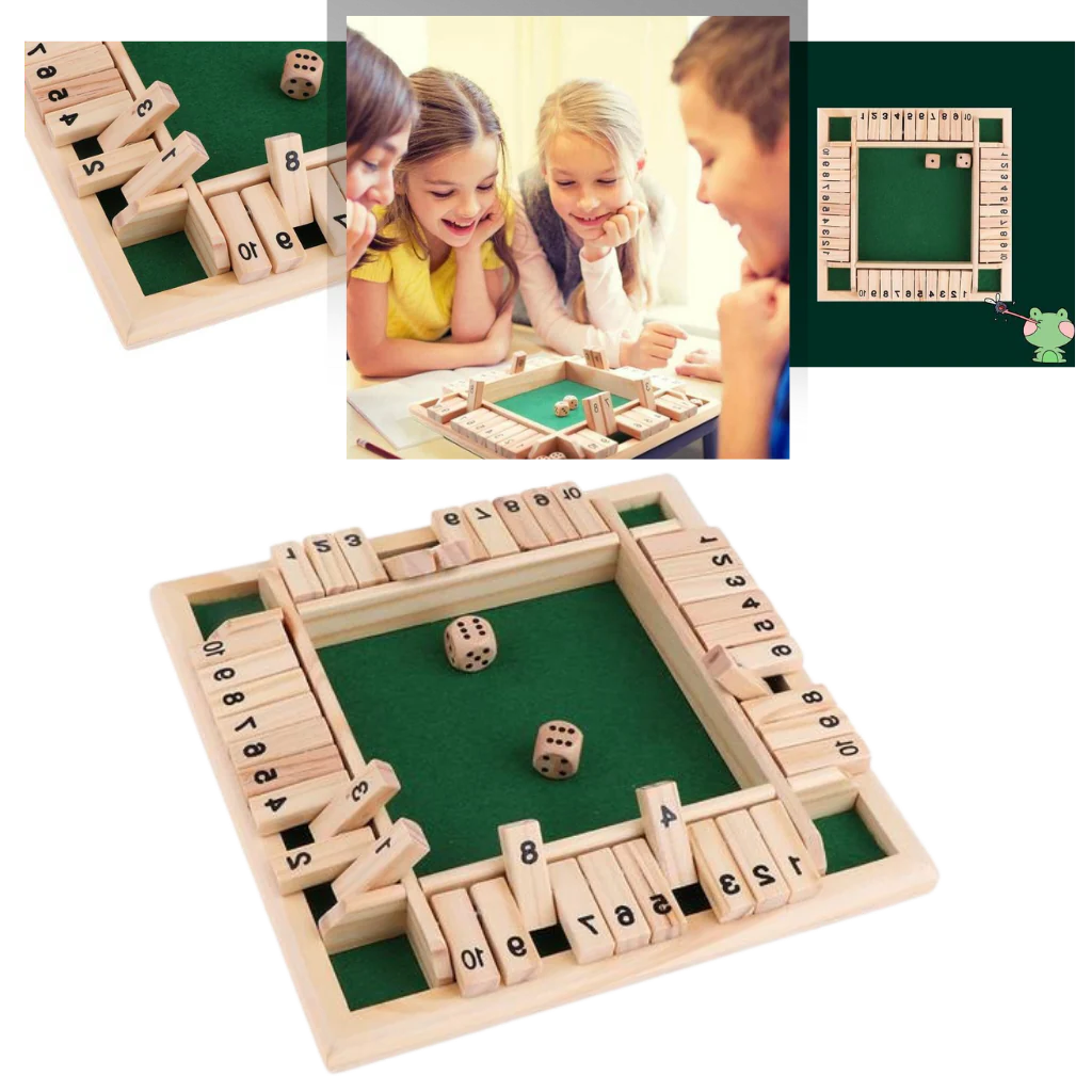 Wooden Dice Game