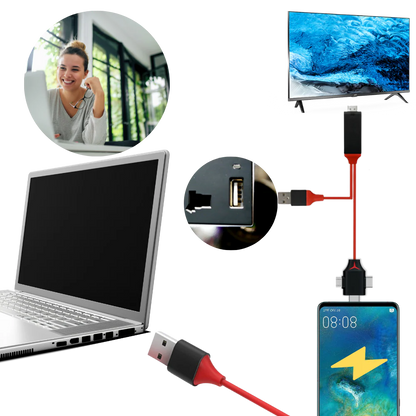 HMDI Adapter Cable for Phones and Tablets