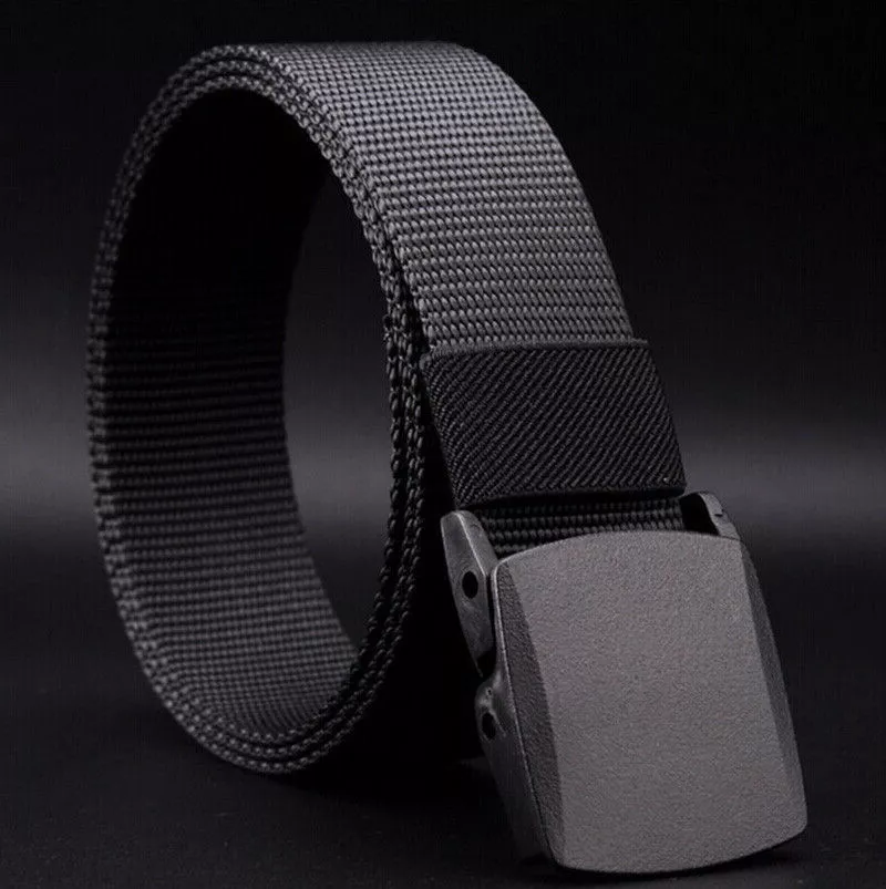 Mens Military Nylon Canvas Belts with Breathable Webiing