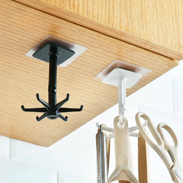 360° Rotating Self-Adhesive Utility Hook