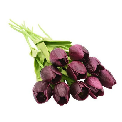 10x Artificial Tulips Flowers