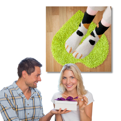 Cat's Paw Winter Socks