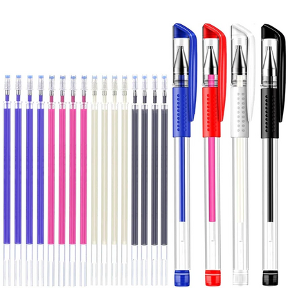 Heat Erasable Fabric Marking Pens (16 Pcs)
