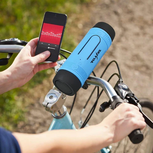 Multi-functional Bike Light Speaker Radio And Power Bank
