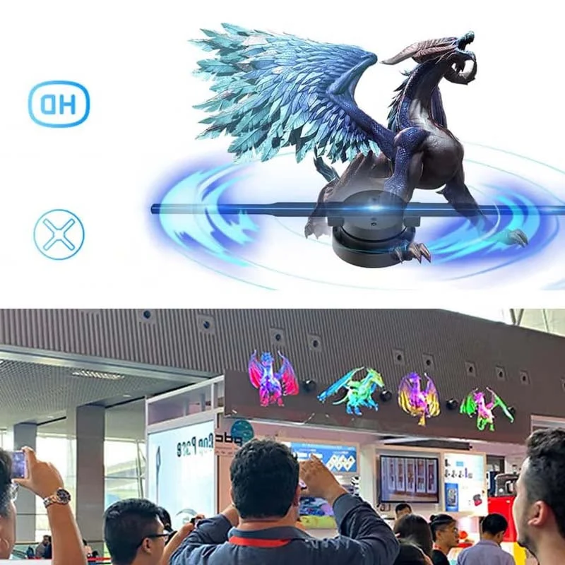 3D Hologram LED Fan Projector