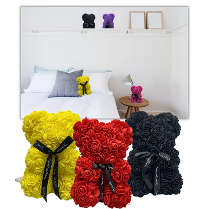Roses teddy bear