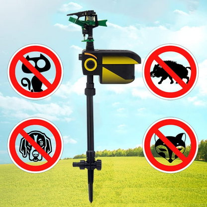 Automatic Motion-Activated Animal Repellent Garden Sprinkler - Animal Sensor Outdoor Lawn Yard Water Sprinkler