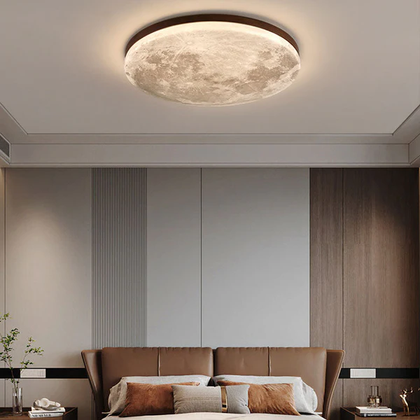 Nordic Minimalist Moon Acrylic LED Mount Ceiling Light