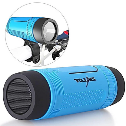 Multi-functional Bike Light Speaker Radio And Power Bank