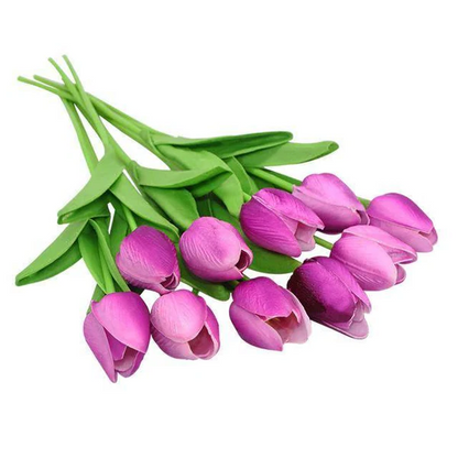 10x Artificial Tulips Flowers