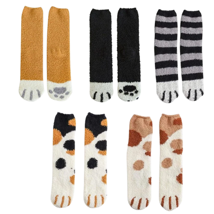 Cat's Paw Winter Socks