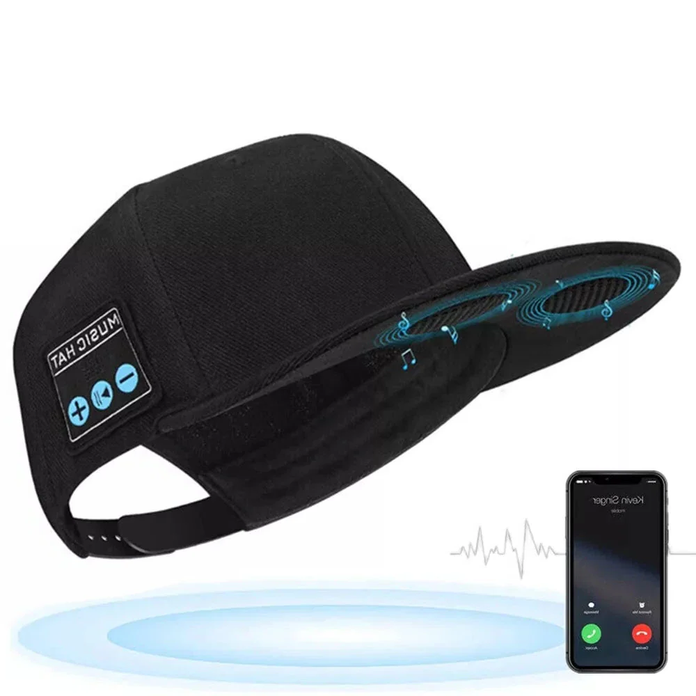 Bluetooth Speaker Baseball Cap – Wireless, Waterproof, and Stylish