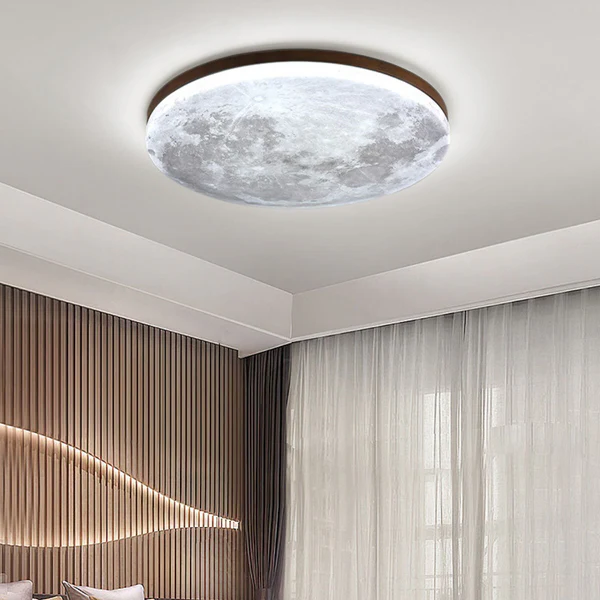 Nordic Minimalist Moon Acrylic LED Mount Ceiling Light