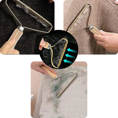 Wooden pet hair Remover