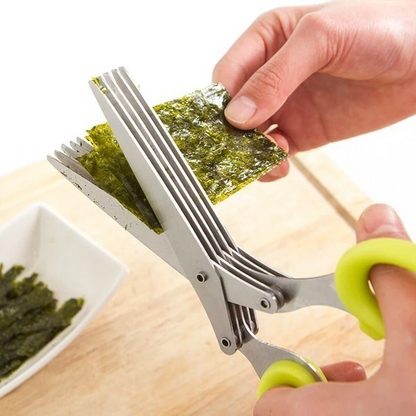 5 Blade Kitchen Salad Scissors