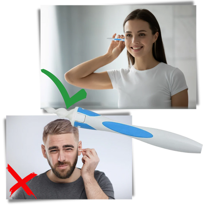 Silicone Spiral Ear Cleaner Tool