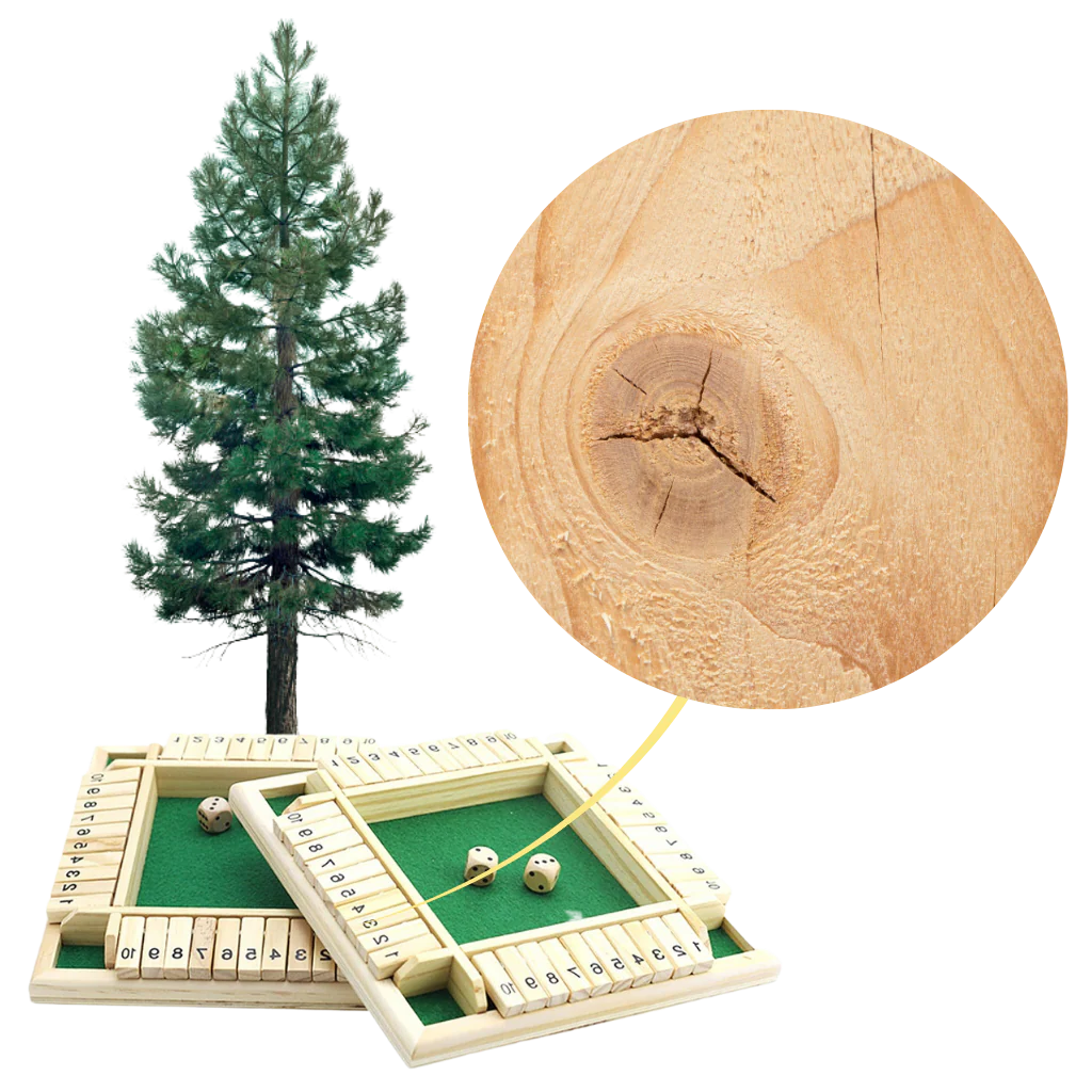 Wooden Dice Game