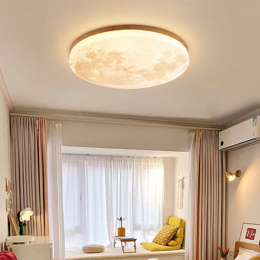 Nordic Minimalist Moon Acrylic LED Mount Ceiling Light