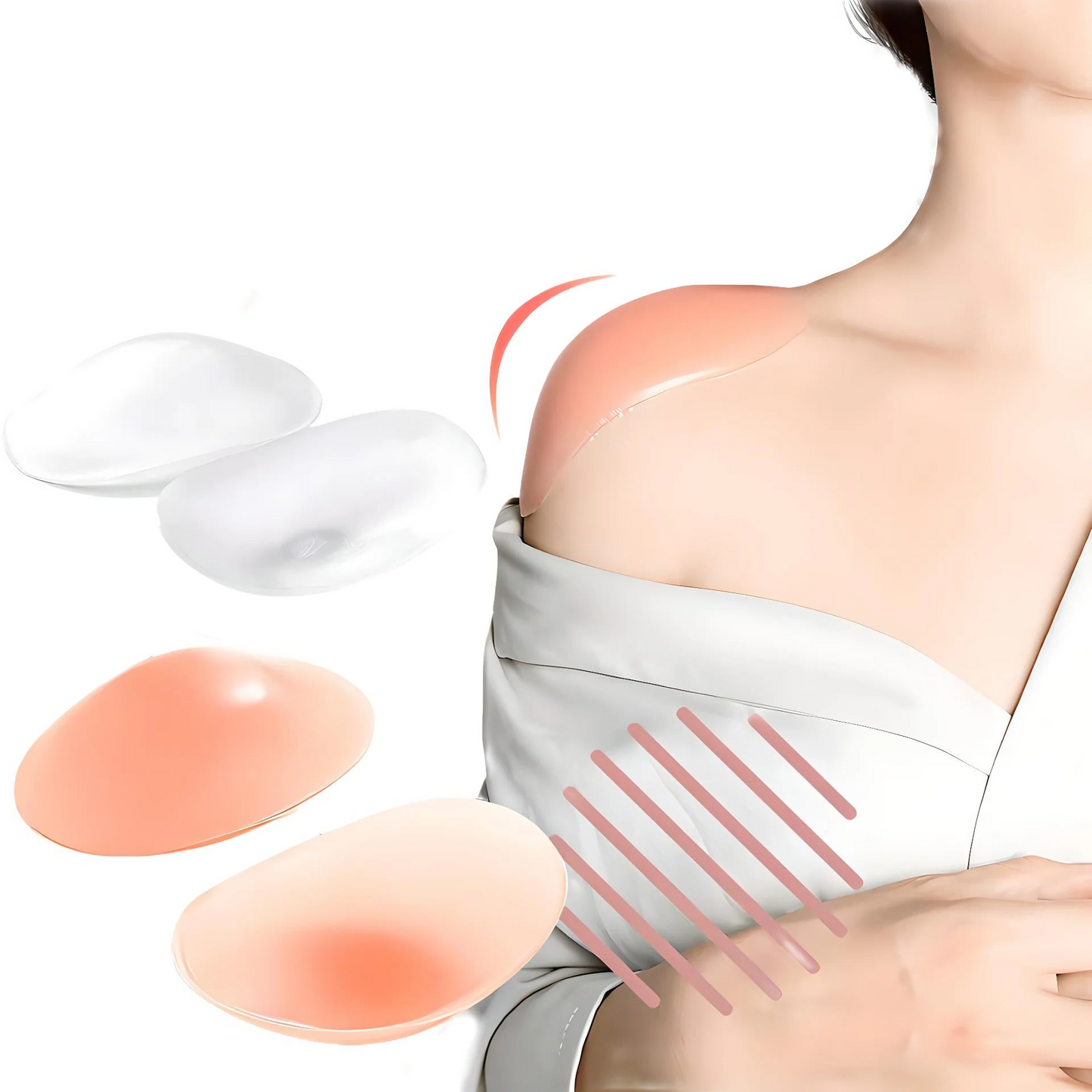 Anti-Slip Shoulder Pads - Invisible Enhancer Shoulder Pads for Women's Clothing