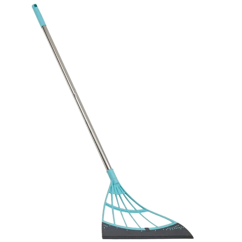 Telescopic rubber sweeper