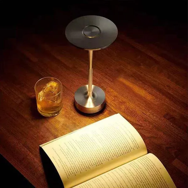 Wireless Table Lamp - Dimmable & Rechargeable Waterproof Desk Light
