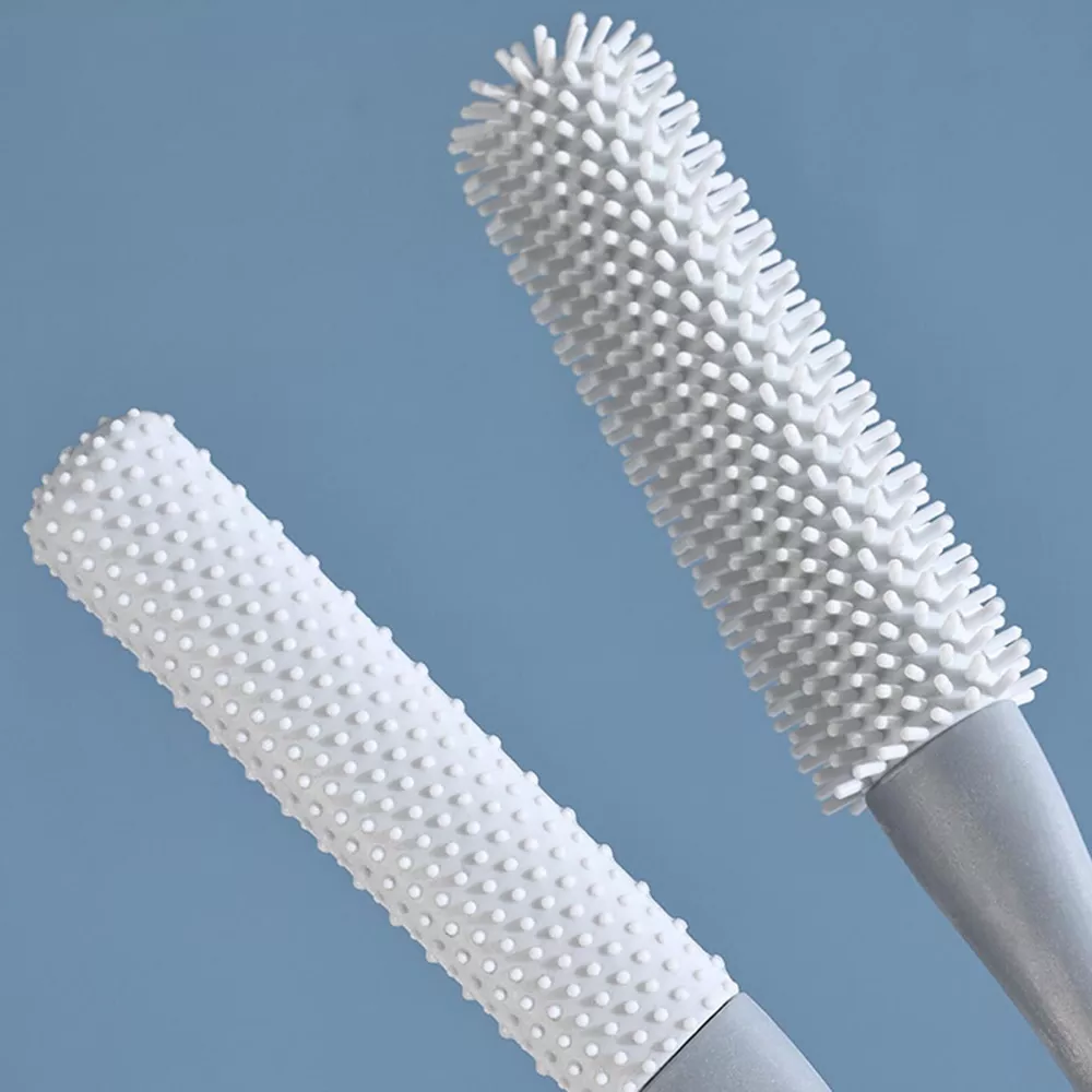 Toe Gap Cleaning Brush with Long Handle Gray-1 Set (Cleaning Brush + Anti-Itch Brush)