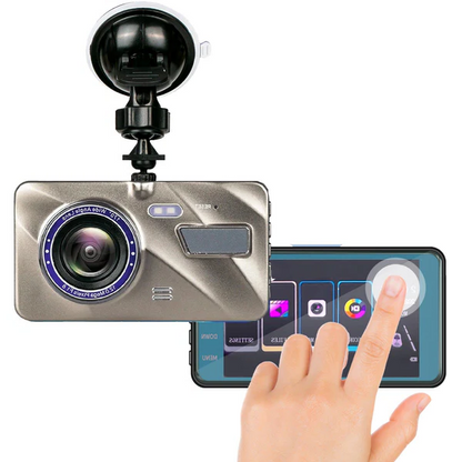 Wireless Front And Rear Dash Cam Dashboard Camera For Car With Night Vision