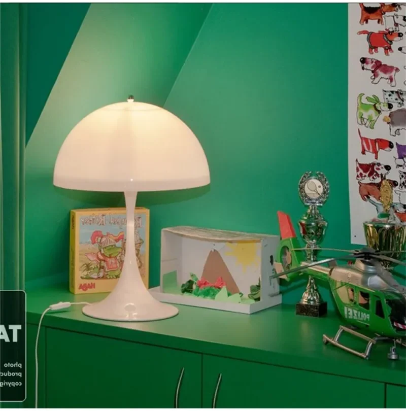 Retro Danish Table Lamp/ Floor Lamp - Iconic Mushroom Design for Modern Spaces